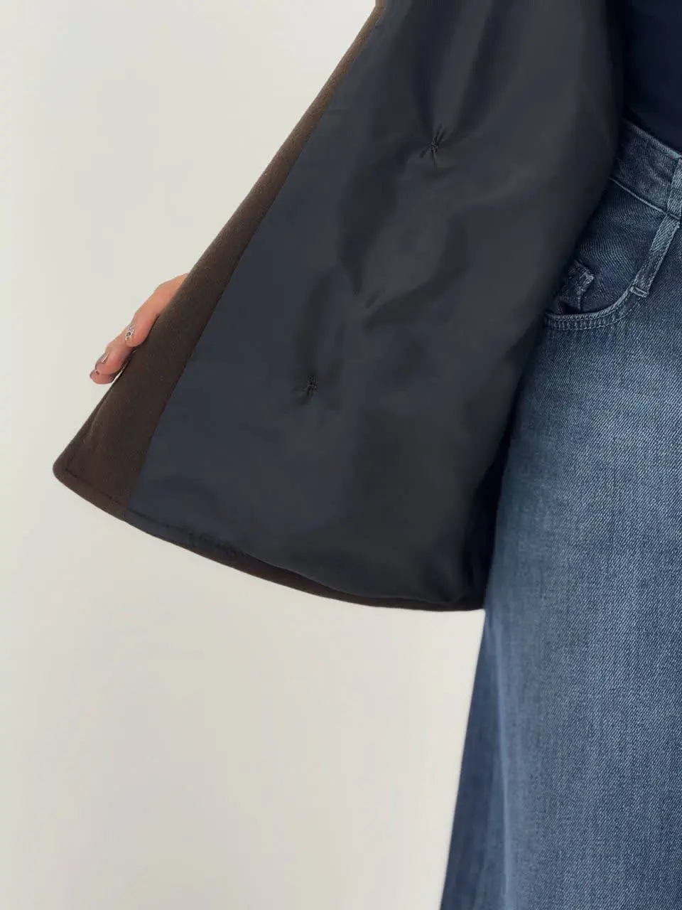 3806-پالتو آستردار آهو